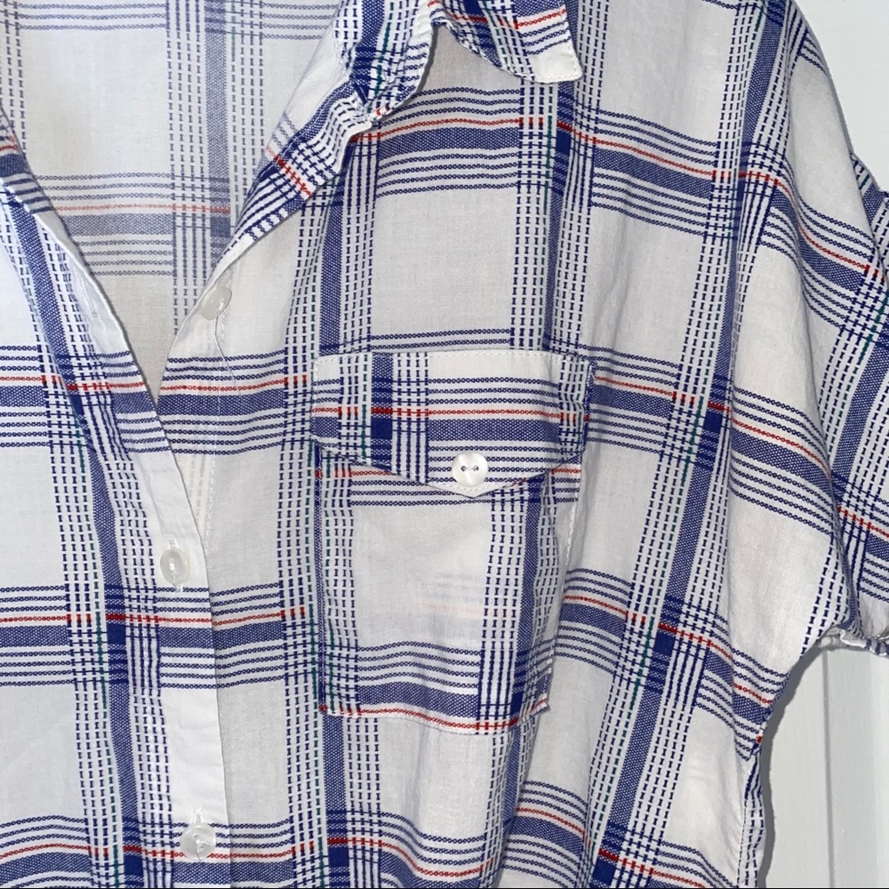 Tie Front Button Up